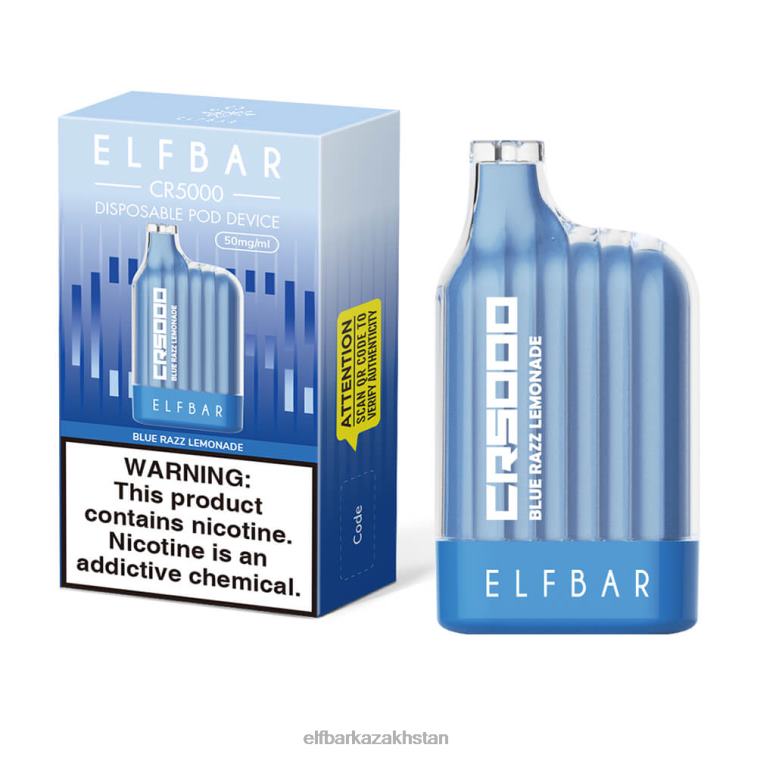 Best Flavor Disposable Vape CR5000 Blue Razz ELFBAR Blue Razz Lemonade 8L86219