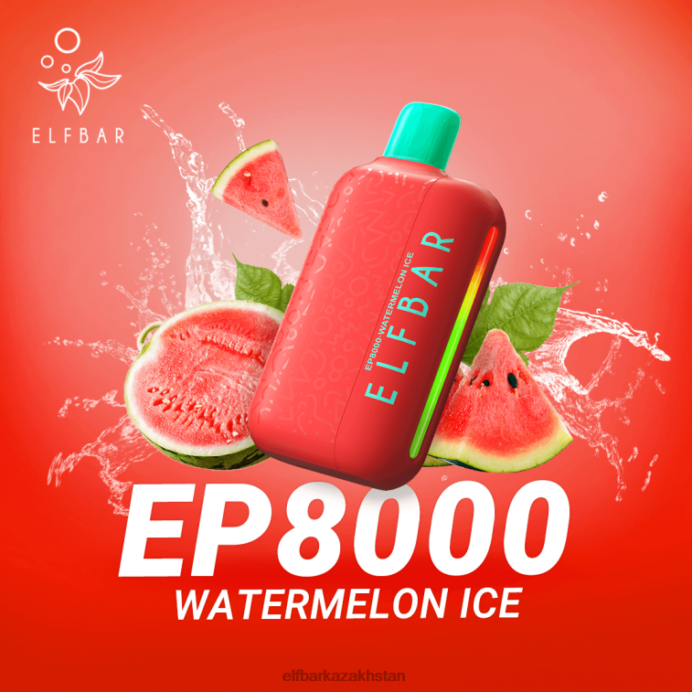 Disposable Vape New EP8000 Puffs ELFBAR Watermelon Ice 8L86262