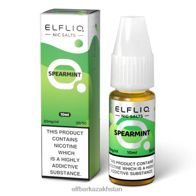 CV4D3206 ELFBAR ELFLIQ Spearmint Nic Salts - 10ml-5mg Original