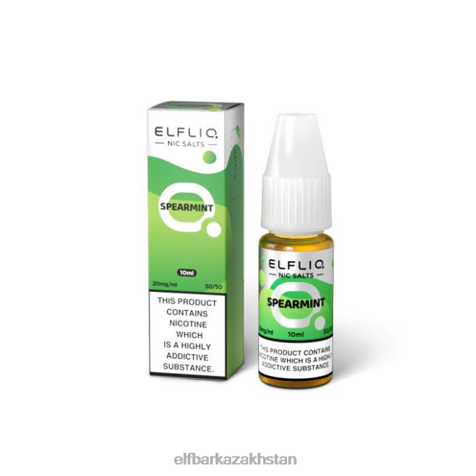 CV4D3208 ELFBAR ELFLIQ Spearmint Nic Salts - 10ml-20 mg/ml Original