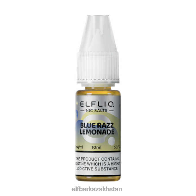 CV4D3218 ELFBAR ELFLIQ Blue Razz Lemonade Nic Salts - 10ml-20 mg/ml Original