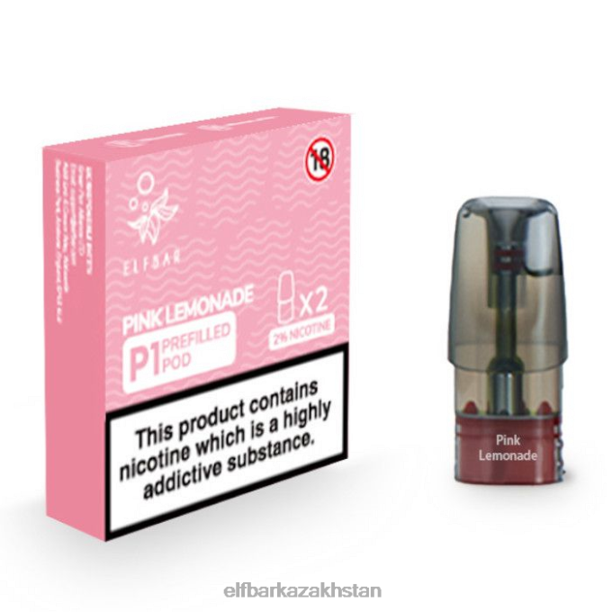 CV4D3150 ELFBAR Mate 500 P1 Pre-Filled Pods - 20mg (2 Pack) Pink Lemonade