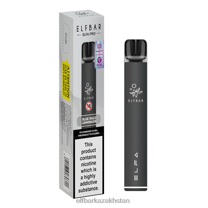 CV4D366 ELFBAR ELFA PRO Pod Kit - Rechargeable Aurora Blue + Kiwi Passion Fruit Prefilled Pod
