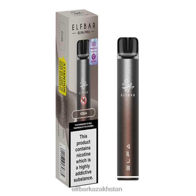 CV4D371 ELFBAR ELFA PRO Pod Kit - Rechargeable Twilight Brown + Cola Prefilled Pod